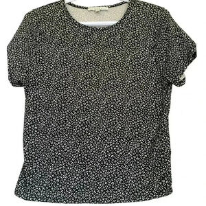 Gaze, animal print T, EUC, size, medium
